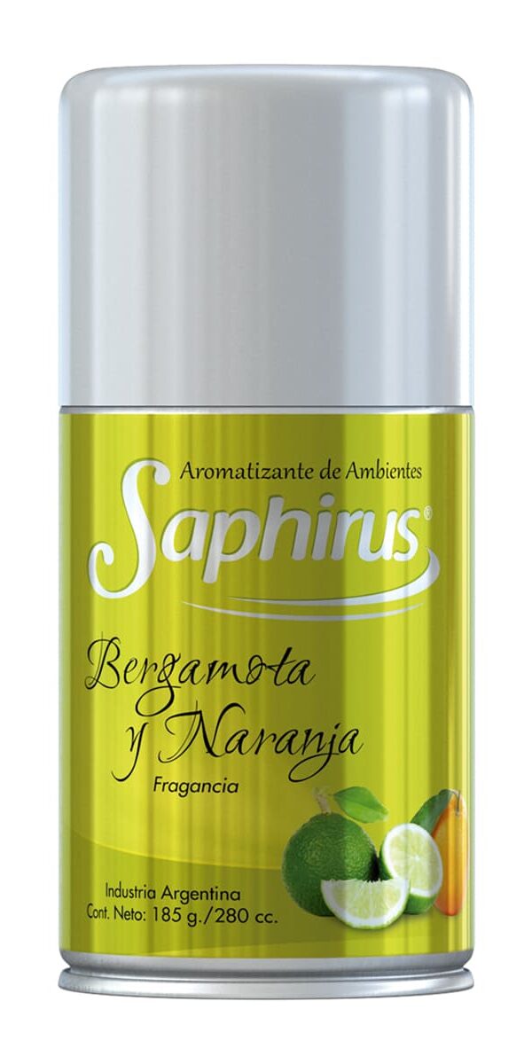 Aerosol Saphirus Bergamota y Naranja