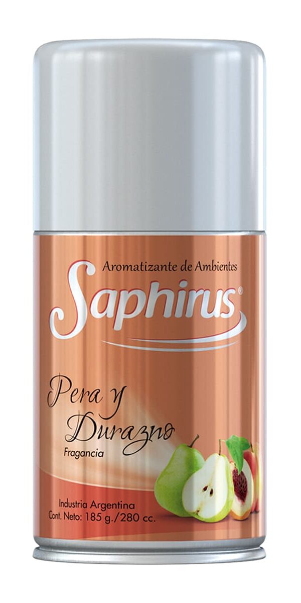Aerosol Saphirus Pera y Durazno